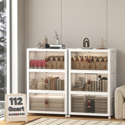 672QT Lockable Plastic Storage Bins
