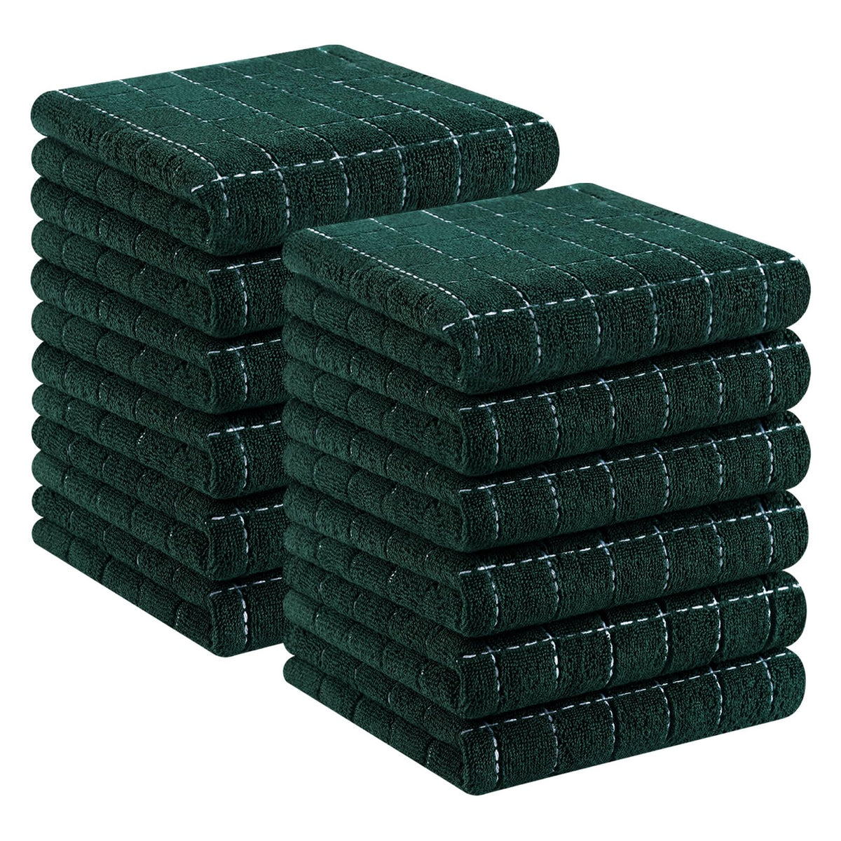 100% Cotton Terry Kitchen Towels (12 Count)