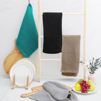 100% Cotton Waffle Weave Kitchen Dish Towels 24 (24 Count)
