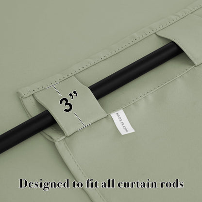 Short Blackout Curtains for Small Window (2 Count)