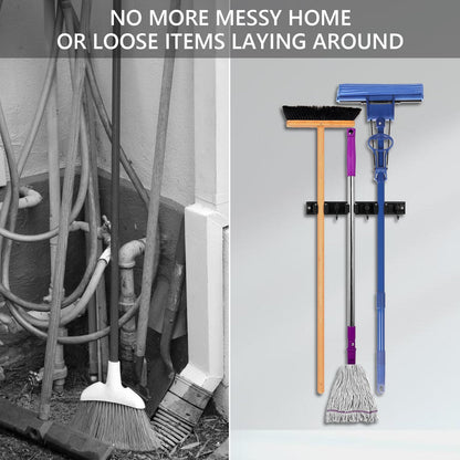 Mop holder broom holder