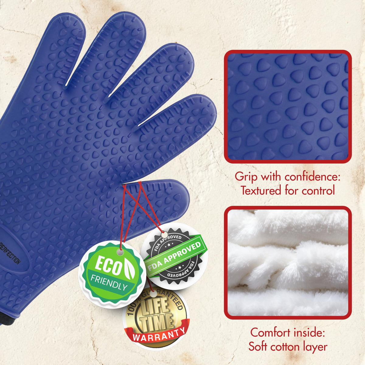 XL Silicone Griddle Gloves