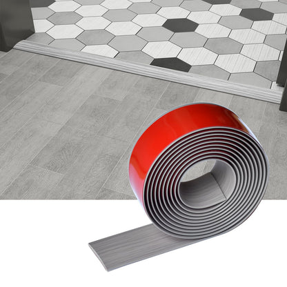 Floor Door Flat Transition Strip & Self Adhesive Floor Vinyl Floor Edge Trim Laminate Floor Gap Covering Joining Strip
