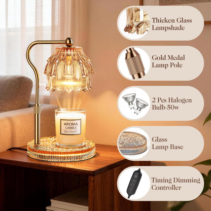 Candle Warmer Lamp with Timer Dimmer