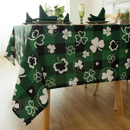 Waterproof Celtic Plaid Tablecloth Fabric