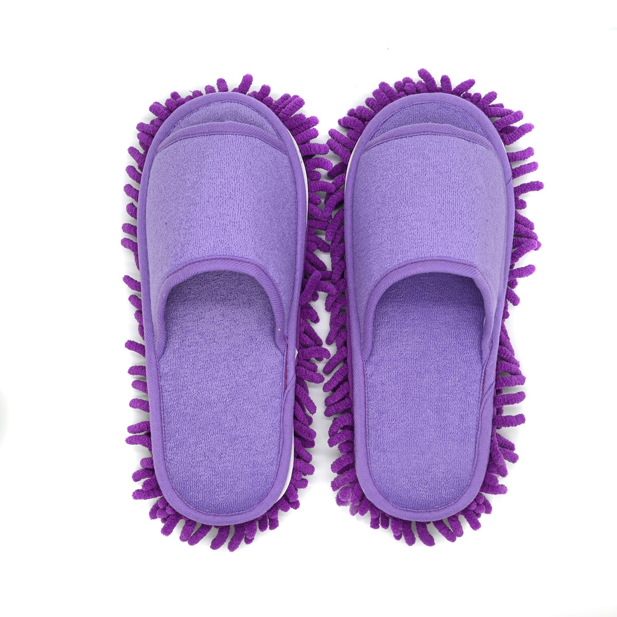 Women's Microfiber Floor Cleaning Mop Slippers with Terry Towel Fabric (150 Gram)