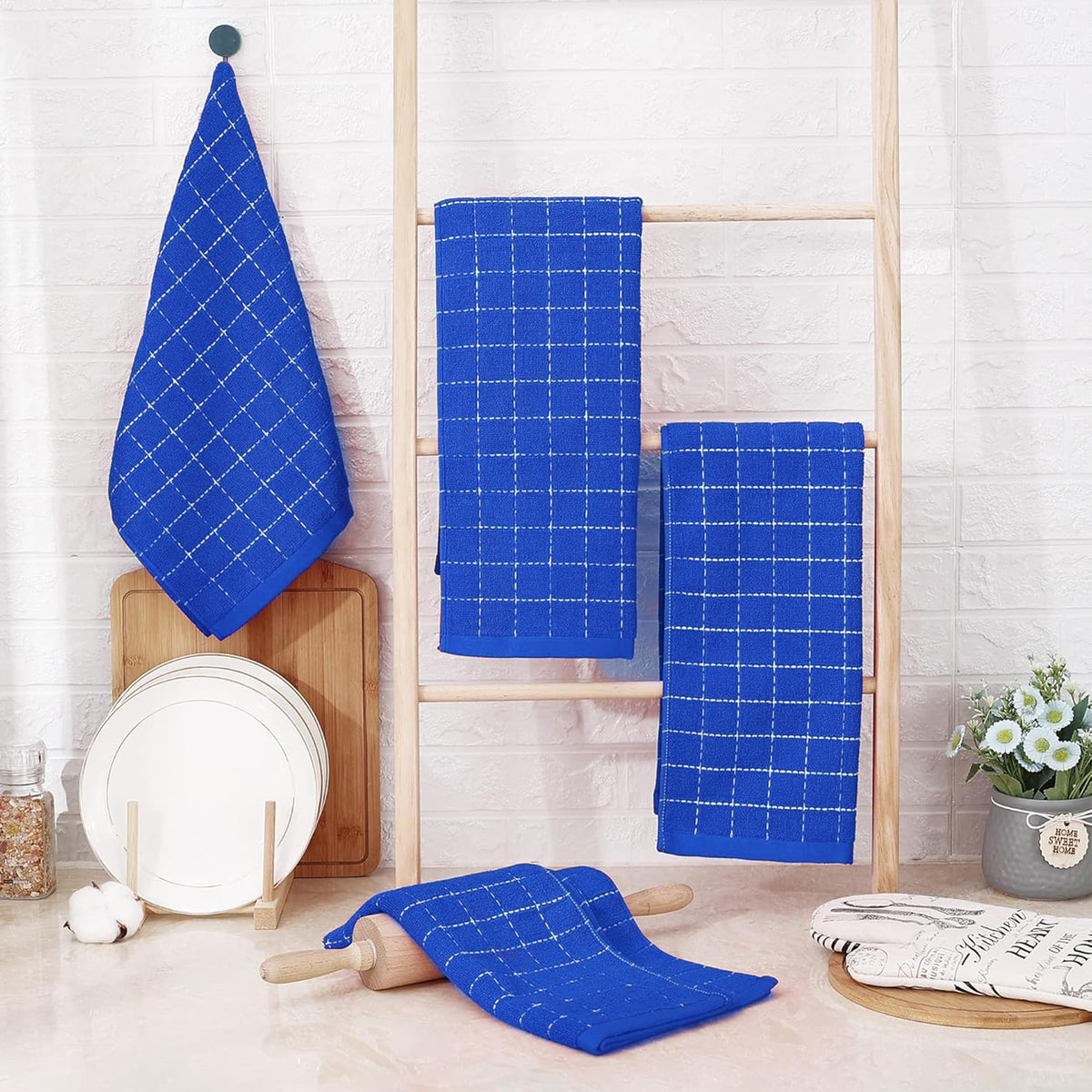 100% Cotton Terry Kitchen Towels (4 Count)