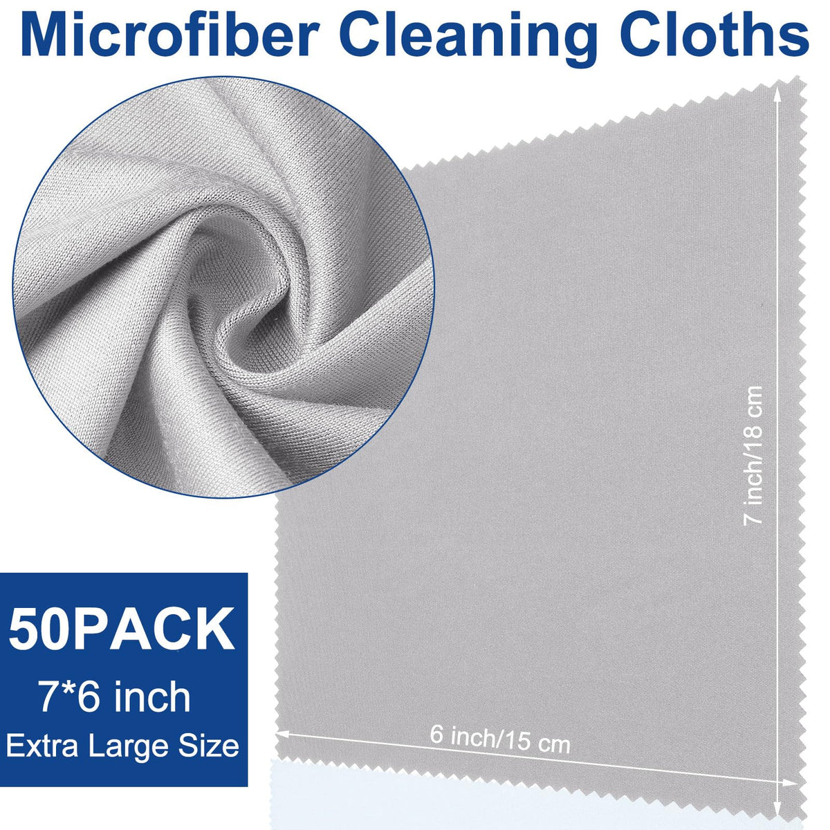 12 Pack Microfiber Cleaning Cloth (12 Count)
