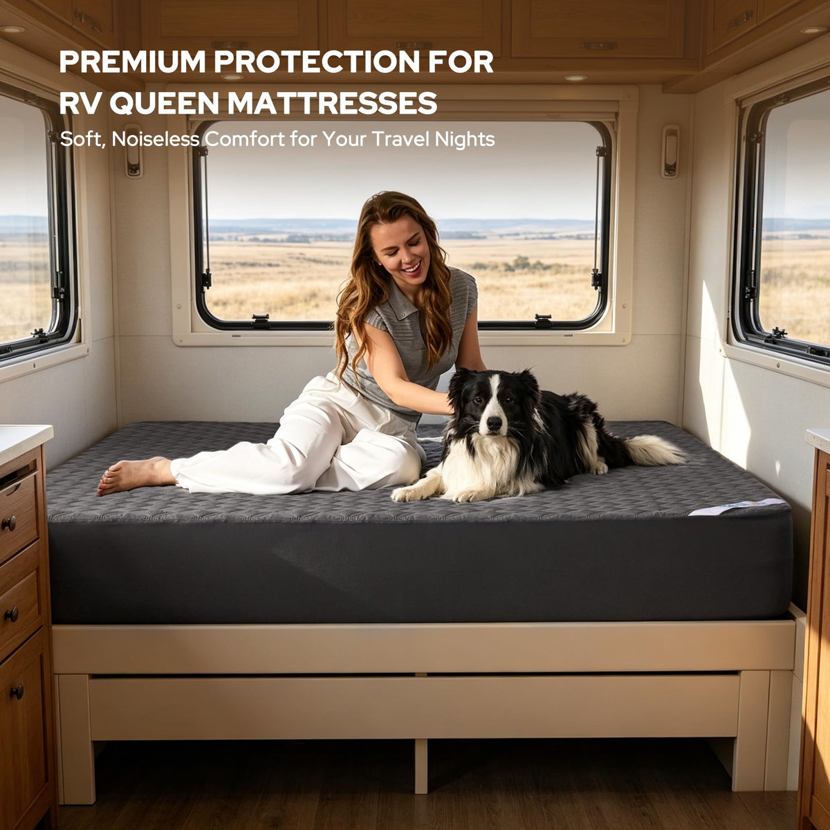 Waterproof RV Queen Size Mattress Protector