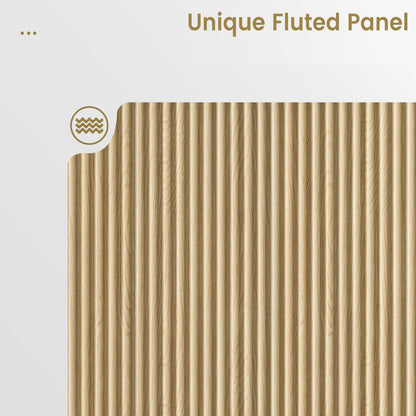 Fluted 9 Drawers Dresser