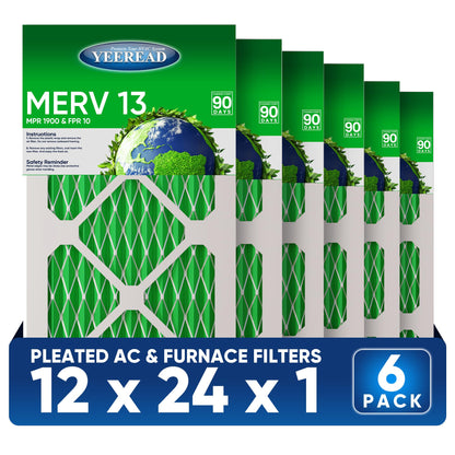 12x24x1 MERV 13 Air Filters