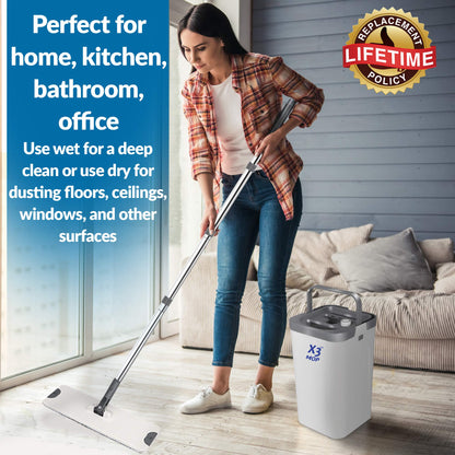 X3 Mop Separates Dirty and Clean Water
