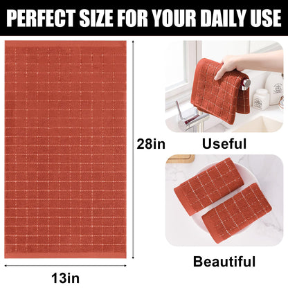 100% Cotton Terry Kitchen Dish Cloths (12 Count)