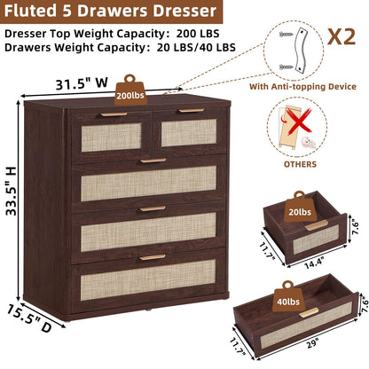 Dresser for Bedroom Set of 2