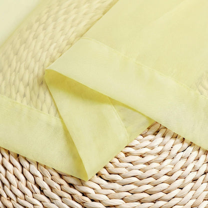 Short Sheer Curtains 30 inch Length 2 Panels (2 Count)