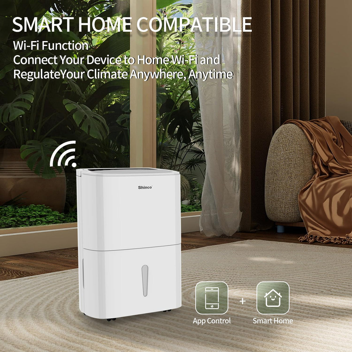 6 000 Sq.Ft Energy Star Dehumidifier with WIFI
