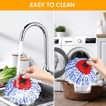 Mop Heads Replacements for OCedar RinseClean 2 Tank Spin Mop System