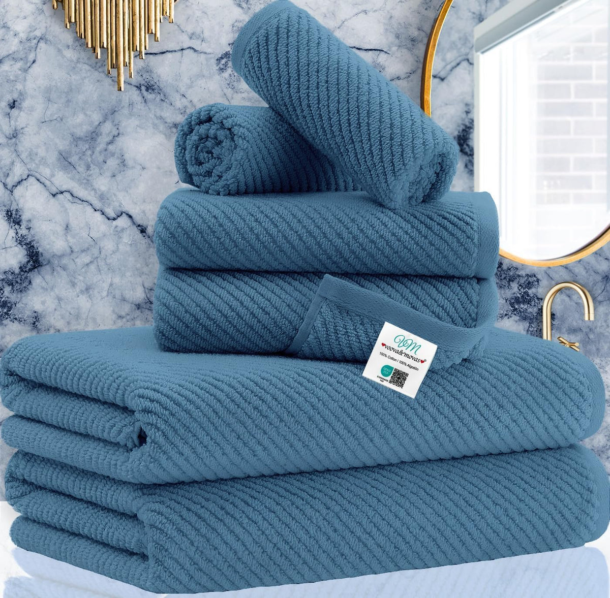 6PC Towel Set (6 Count)
