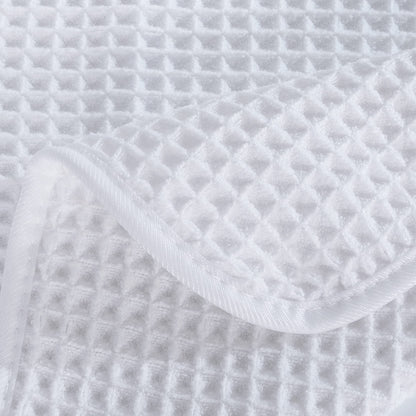 430 GSM Poly Blend Microfiber Quick Dry Waffle Bath Towel (4 Count)