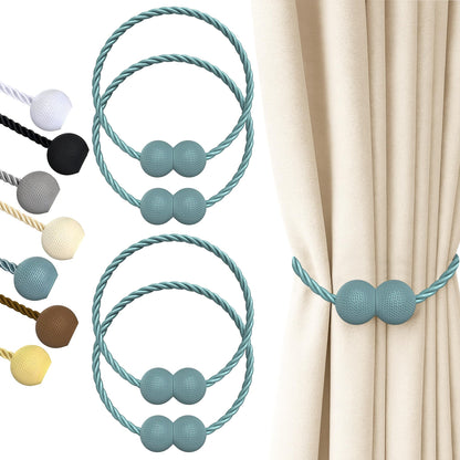 Magnetic Curtain Tiebacks Blue 4pcs (100 grams)