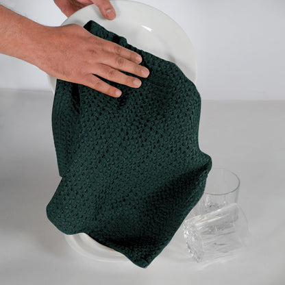 100% Cotton Premium Waffle Kitchen Towels