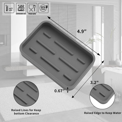 Silicone Kitchen Sink Organizer Tray for Multiple Usage