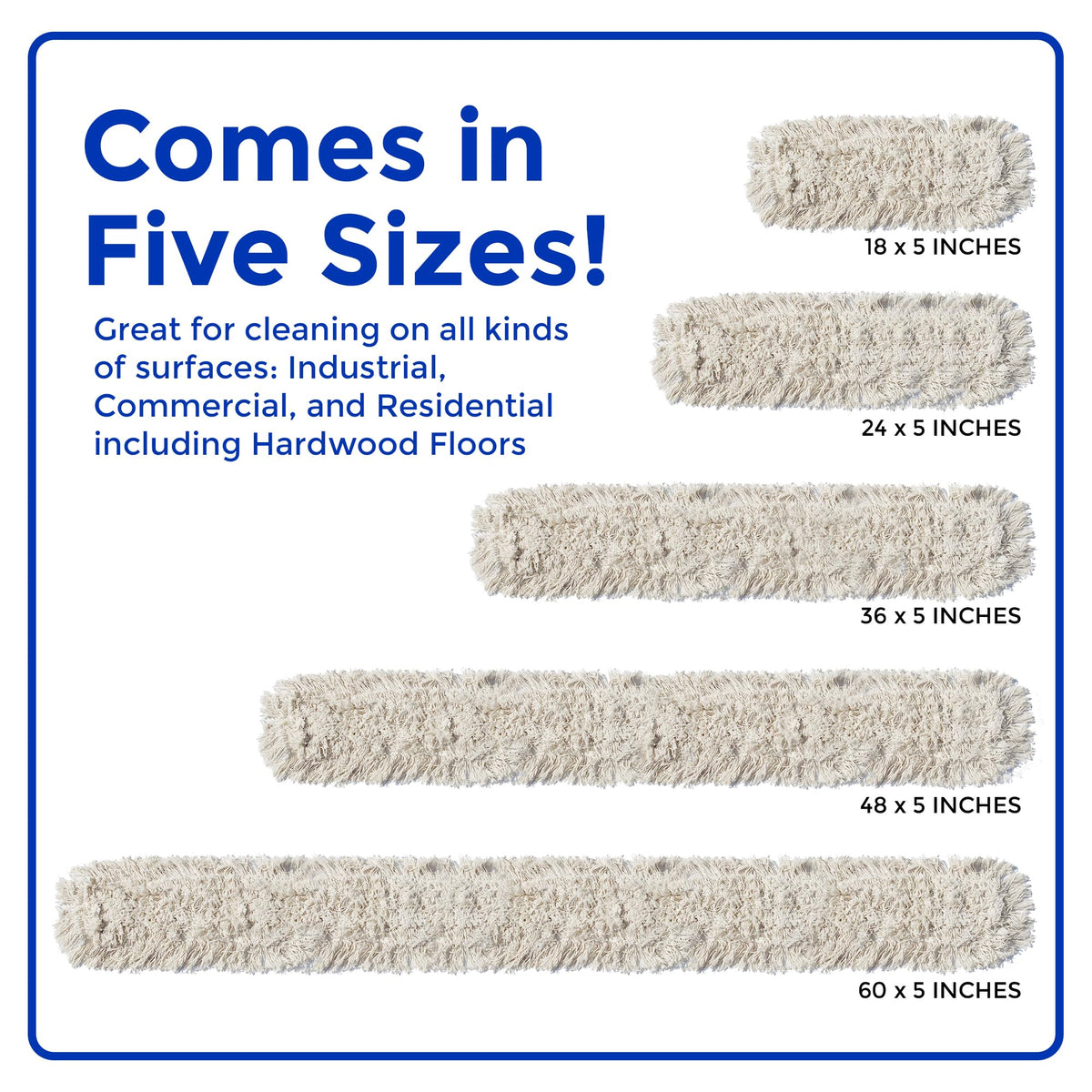 Cotton Dust Mop Refill Ultimate by Nine Forty