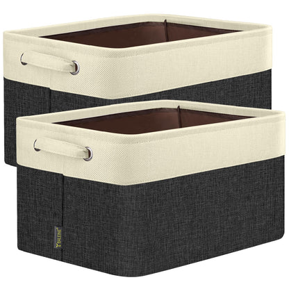 2 Pack Fabric Closet Storage Bins for Shelves (2 Count)