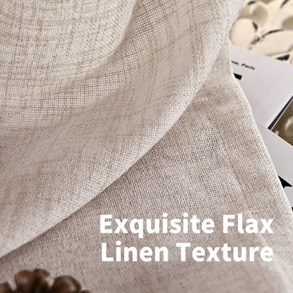 Linen Curtains 90 Inch Length 2 Panels for Living Room (2 Count)