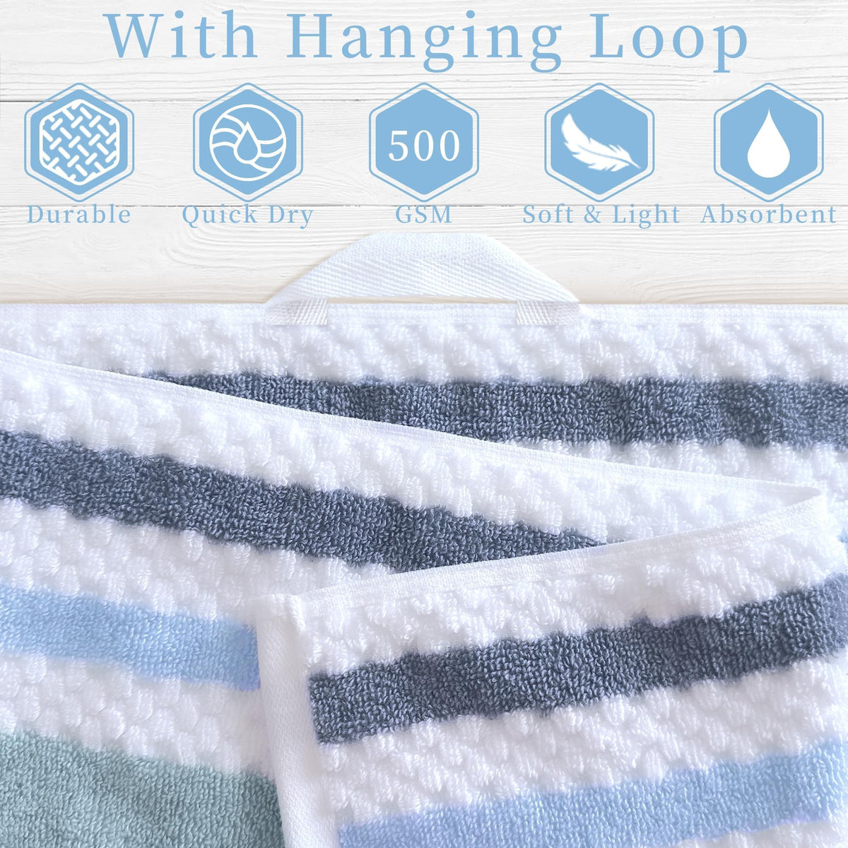 Waffle 3PC Towel Set (3 Count)