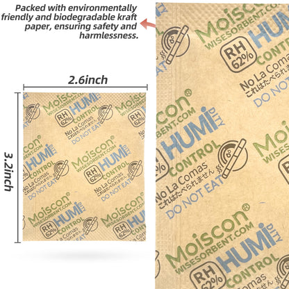 60 Pack 62% RH 8 Gram Two (60 Count)