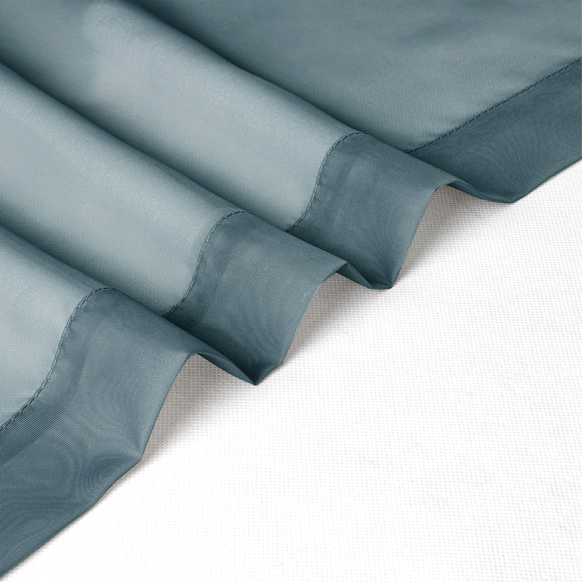 Stone Blue Sheer Curtains 78 Inches Long 2 Panels Set for Living Room (2 Count)