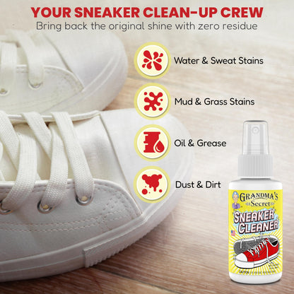 Shoe Cleaner Stain Remover Spray for Rubber (3 Fl Oz)