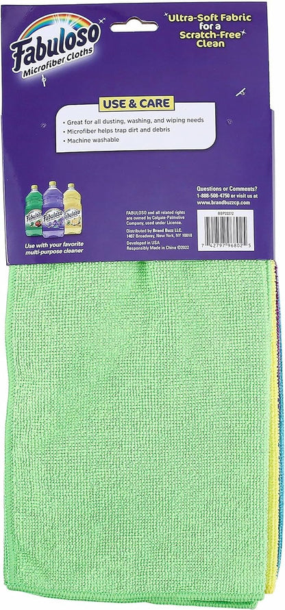 Microfiber Cleaning Cloths for Home & Car (16 Count)