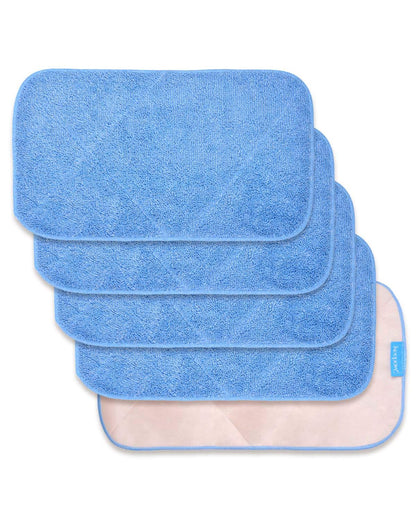 5 Pack Reusable Microfiber Mop Pads Compatible with MR.SIGA Mop (5 Count)