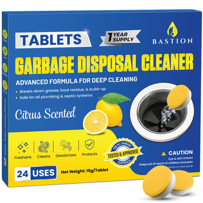 Garbage Disposal Cleaner Deodorizer Tablets (24 Count)