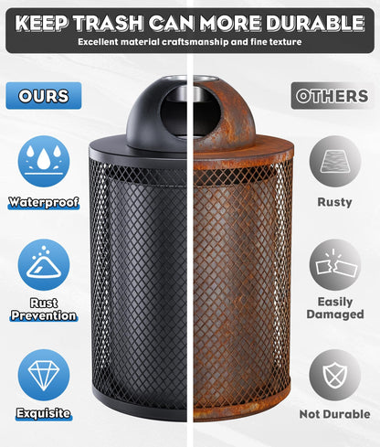 Outdoor Trash Can Commercial