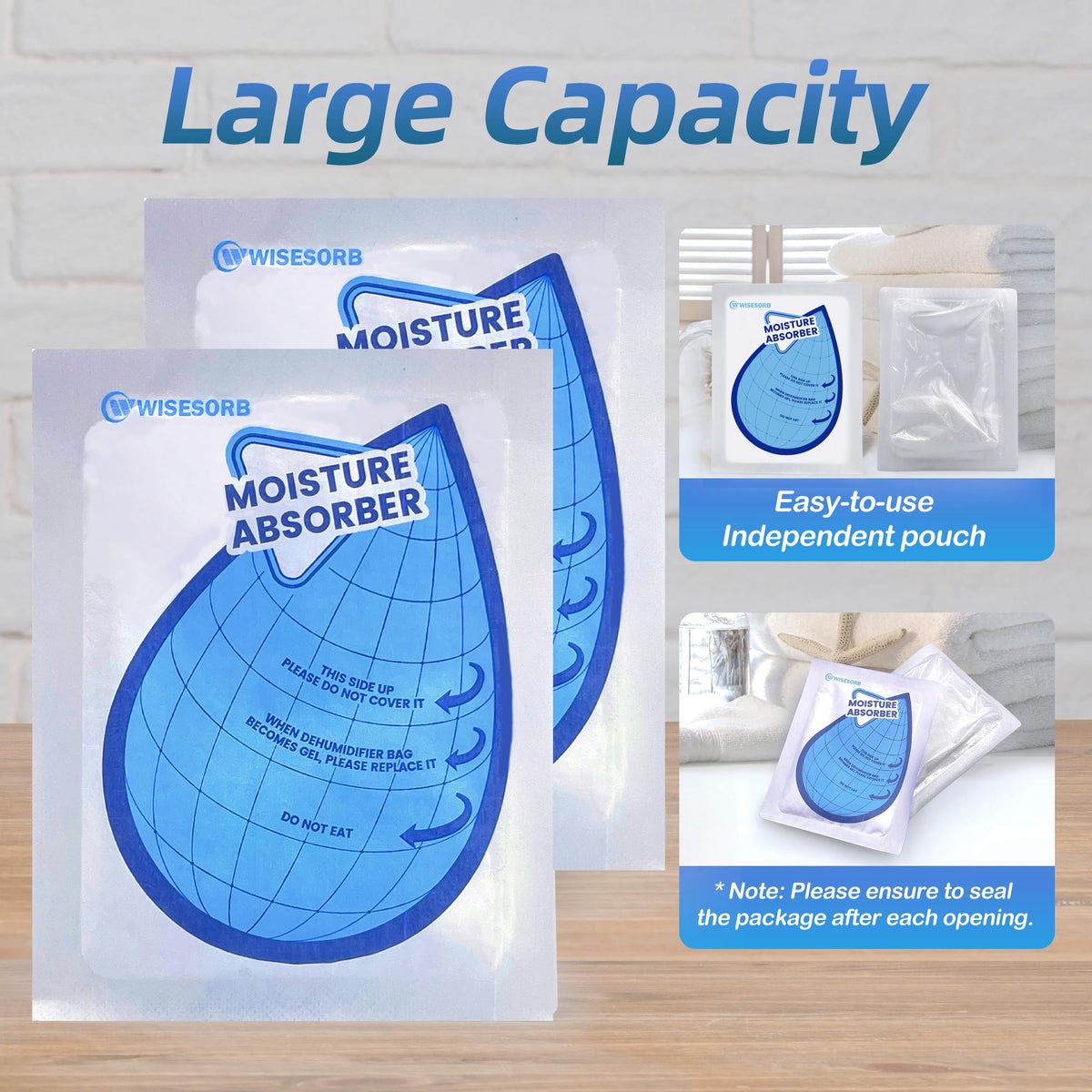 100 Gram 30 Packs Moisture Absorbers (3.5274 Ounce)