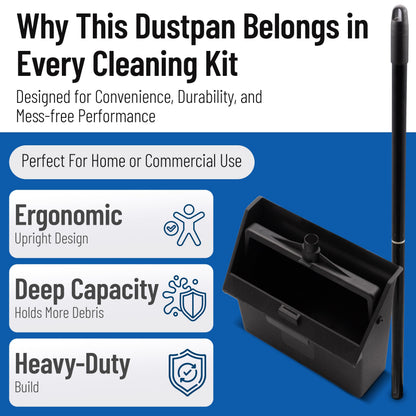Sparta Upright Dust Pan with 30 Inch Two