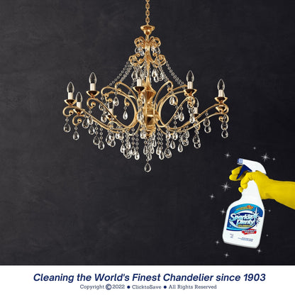 Sparkle Plenty Chandelier Cleaner Drip Dry Spray No Wipe (64 Fl Oz)