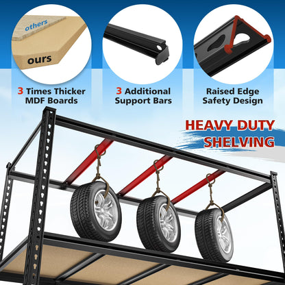 55" W Garage Shelving