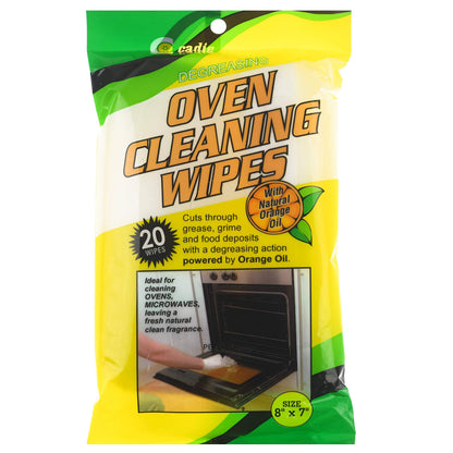 Degreasing Oven Cleaning Wipes 20 Wipes (20 Count)
