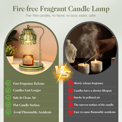 Candle Warmer Lamp with Timer Dimmer