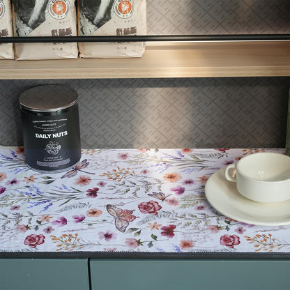 Floral Shelf and Drawer Liner for Kitchen Cabinets (2780.8 sq in)