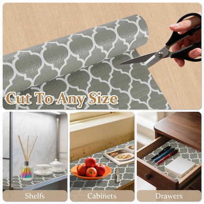 Drawer and Shelf Liner for Kitchen Cabinet Non Adhesive Non Slip 12in x 20FT (20 Sq Ft)