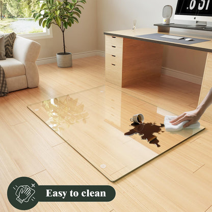 42" x 48" Office Chair Mat for Hardwood Floors & Carpets