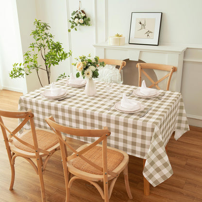 Classic Gingham Tablecloth Fabric