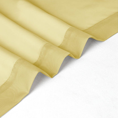 Sheer Mustard Yellow Curtains 90 inches Long 2 Panels (2 Count)