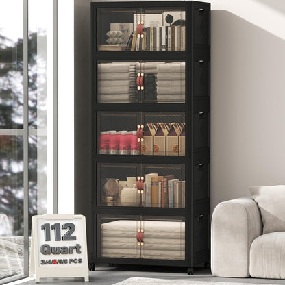 560QT Lockable Plastic Storage Bins