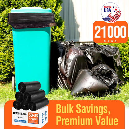 30 33 Gallon Trash Bags (21000 Count)